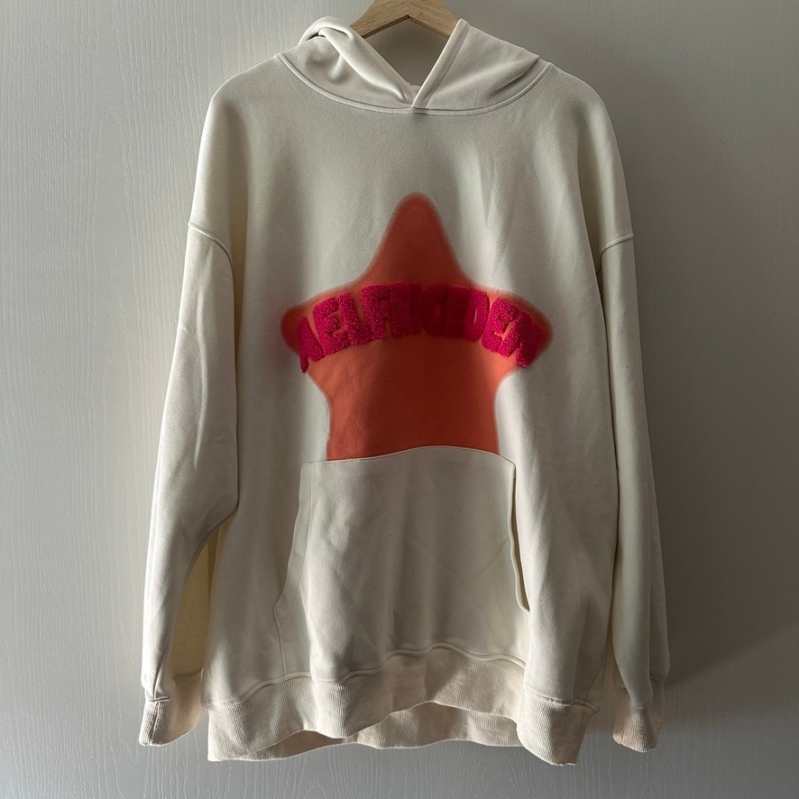 Aelfric Eden Vintage 3d Embroidery Eden Star V303 Hoodie Cream Xl — image 2 of 8